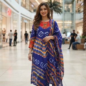 রয়্যাল ব্লু কালার থ্রি-পিস